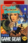 Crystal Warriors Sega Game Gear Box Only No Game Authentic