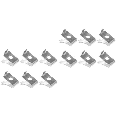 2 Pack Stainless Steel Partition Bracket Kitchen Cabinet Shelf Clips | eBay