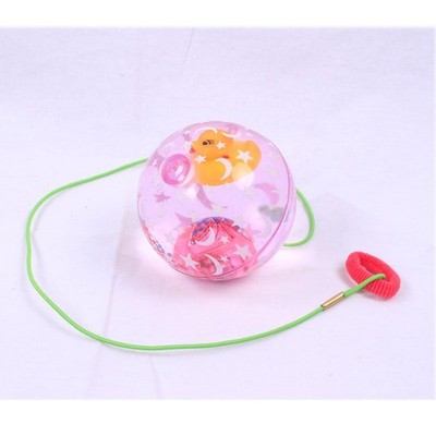 Hüpfball Elastisch Spielball Sensorisches Spielzeug Kinder Kleine Geschenke mit Seil für