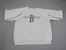 Vintage Breckenridge Sweatshirt Mens 2XL XXL Gray Colorado Hanes Made in USA 90s