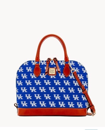 Dooney & Bourke Collegiate University of Kentucky Wildcats Zip Zip Satchel NCAA