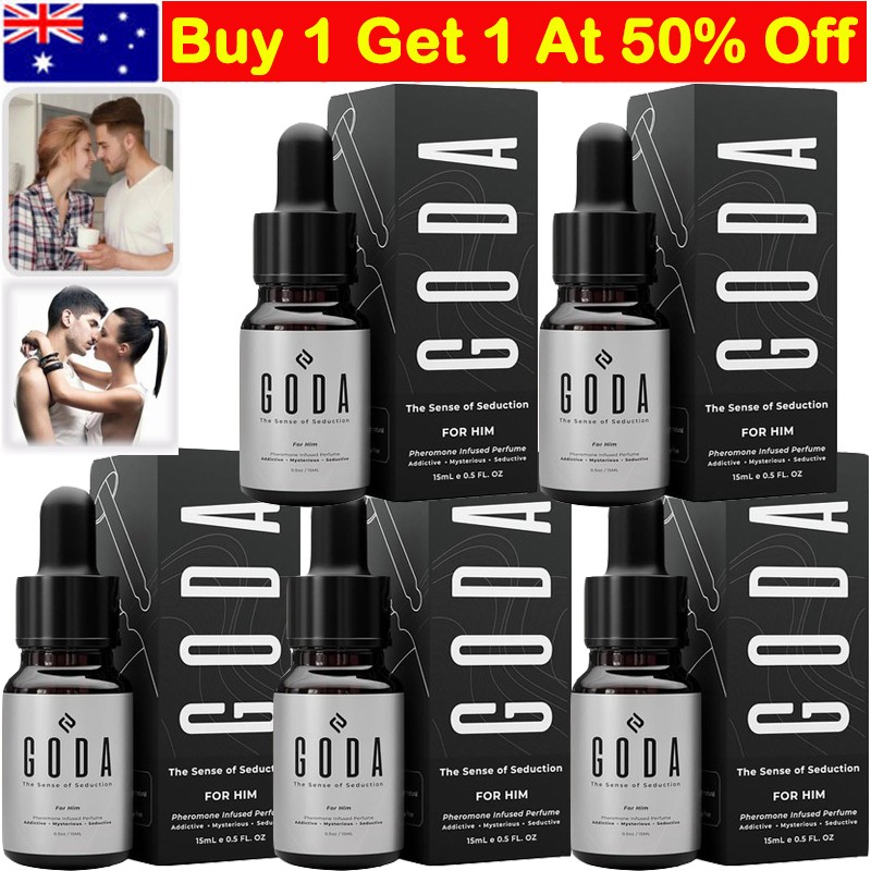 1-5Pcs GODA For Him Pheromones Cologne for Men Infused with Real Pheromones 15ML