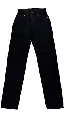 Vintage Levi s 534 Damen Jeans schwarz W26 L30 90er Neu Old Stock