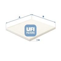 UFI Innenraumfilter 53.074.00 Partikelfilter FüR Fiat Palio Weekend 16V 178DXD1A