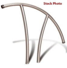 Single Artisan Designer Pool Hand Rail - 1.90 x .065 Inches - Marine Grade 372