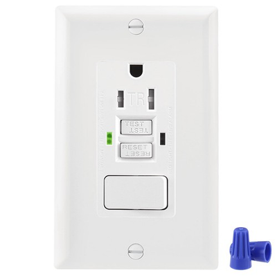 #ad #ad GFCI OutletTamper Resistant GFCI Receptacle with Combination SwitchETL Listed... $13.50