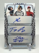 2024 Leaf Trinity Ryan Waldschmidt Tommy Troy Yilber Diaz Autograph Auto /5
