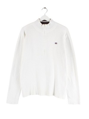 Ralph Lauren Womens Half Zip Jumper White XL