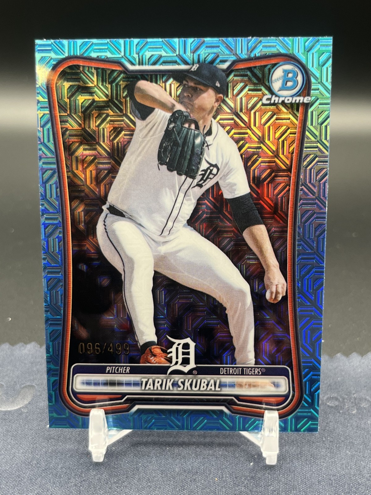 2026 Bowman - Tarik Skubal #76 Chrome Aqua Mojo Refractor /499