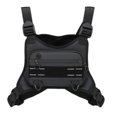Sports Chest Bag For Men, Water Resistant Lightweight Front Running Vest Bag ...