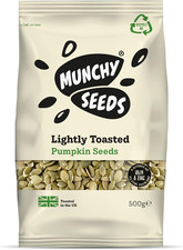 Munchy Seeds Lightly Toasted Pumpkin, Source of Protein & Gluten Free, Packed Wi