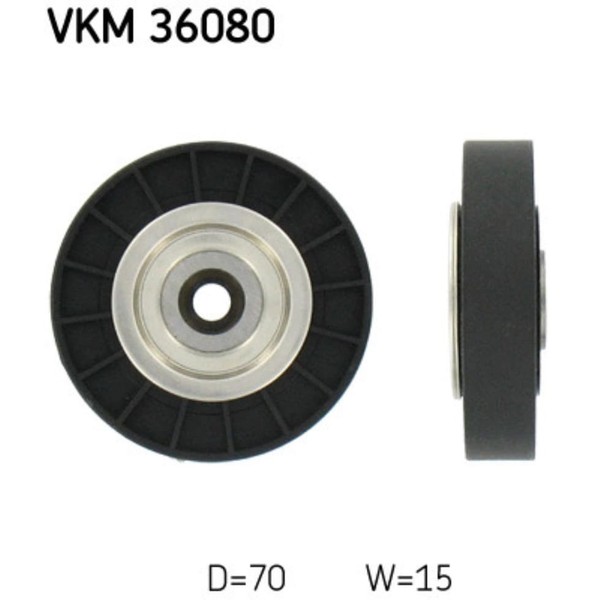 Umlenk-/FüHrungsrolle Keilrippenriemen SKF VKM 36080 FüR Renault Kangoo Clio II-image