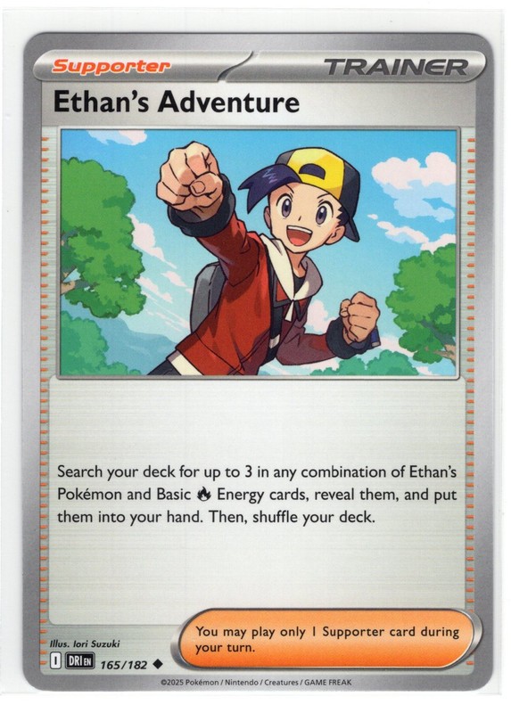 Pokemon Destined Rivals - 165/182 Ethan's Adventure