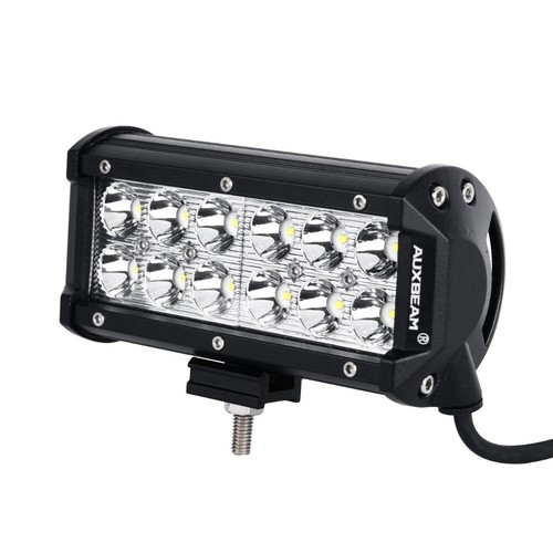 AUXBEAM 7"Inch LED Work Light Bar Driving Spot For Jeep Wrangler JL Gladiator JT - Picture 7 of 12