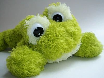 MARKENLOS süßer Plüsch FROSCH grün Liebe Plüschfrosch Plüschtier Kuscheltier frog 21 cm