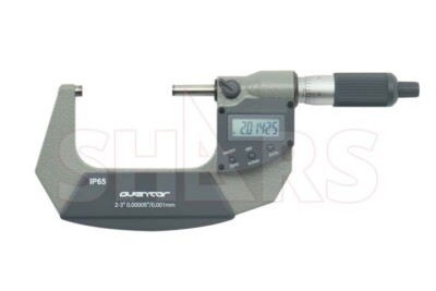 Shars 2-3'' 0.00005''/0.001mm Digital Electronic Outside Micrometer IP65 New S]