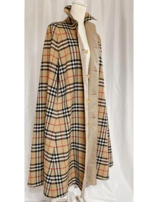 BURBERRY Vintage Made in England Cape Long Coat | eBay