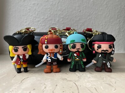 Schlüsselanhänger Pirates of the Caribbean Jack Sparrow Elizabeth Swann
