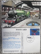 Manchester City v Halifax Town 13th November 1998 Dawn First Day Postcard
