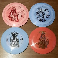 LOT OF 4 Discraft ESP Force Limited Special Star Wars Collection Inked RARE OOP 