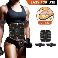 EMS Ab Toning Belt Wireless Muscle Stimulator for Home Fitness  Body Shaping