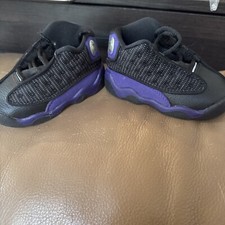 Jordan 13 Court Purple Toddler 5C Shoes Black Purple