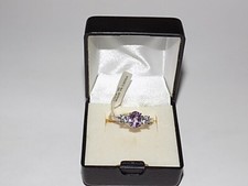 sterling silver amethyst ring size 5