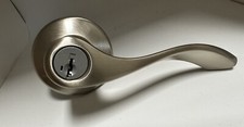 Kwikset Balboa Entry Door Lock Lever Satin Nickel KEYED ALIKE Lot Of 2