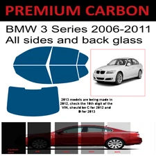 Premium Carbon Window Tint fits BMW 3 series 2006-2011 precut window tint