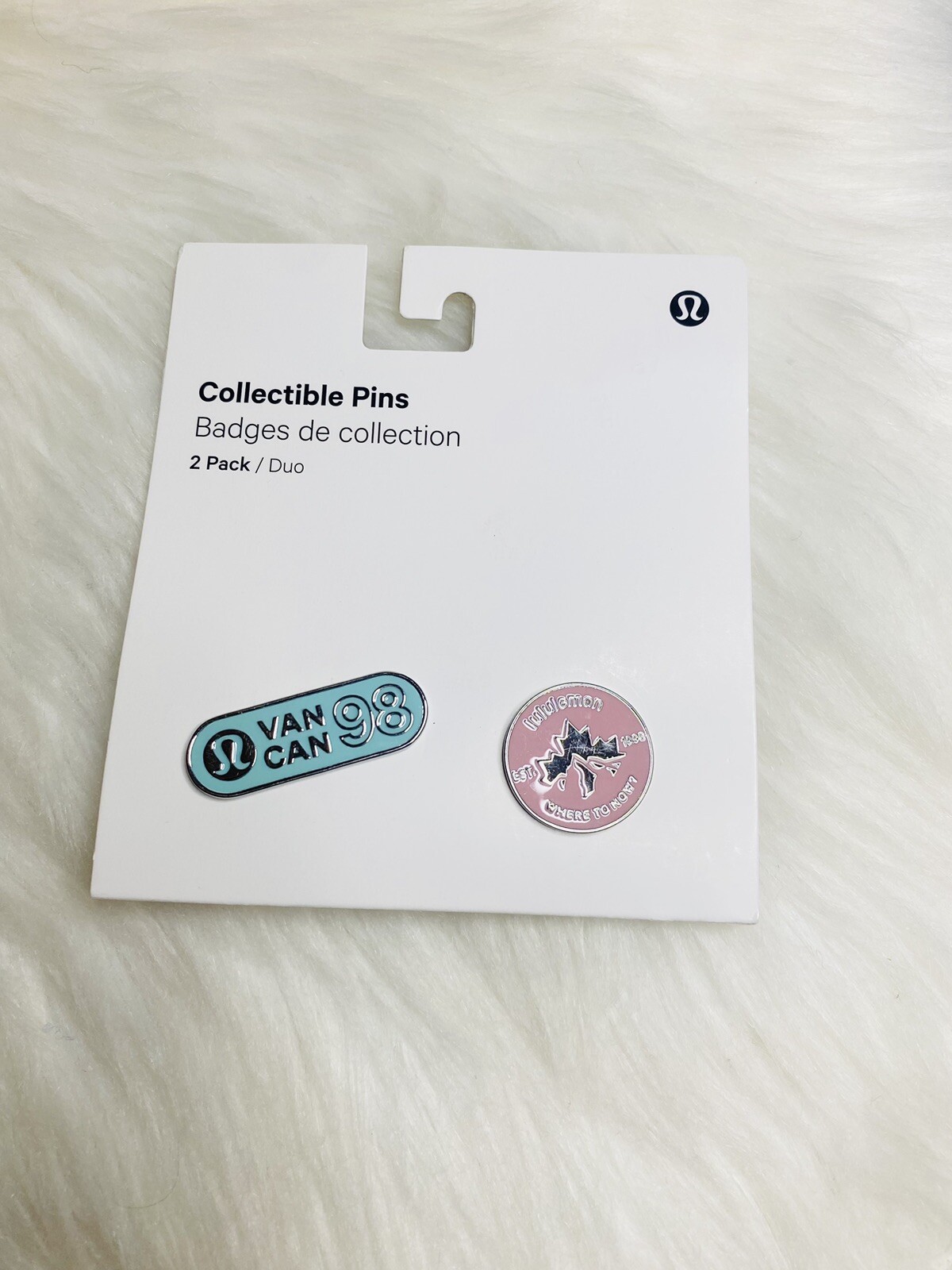 Pin Ulule Lululemon Collectible Pin Set 2 Pack Metal Enamel IDLM PNPA New | eBay