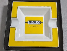 Italian Siglo Limited Reserve Large Ceramic Cigar Ashtray. W/Box