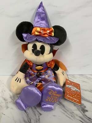 Disney Store 2020 Halloween Minnie Mouse Plush Cuddly Toy 15'' New with tags