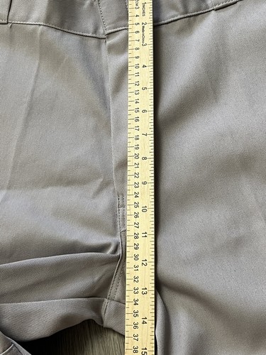 Dickies Twill Work Pants Men's 40x30 Loose Fit Straight Leg Double Knee SILVER - Picture 10 of 10
