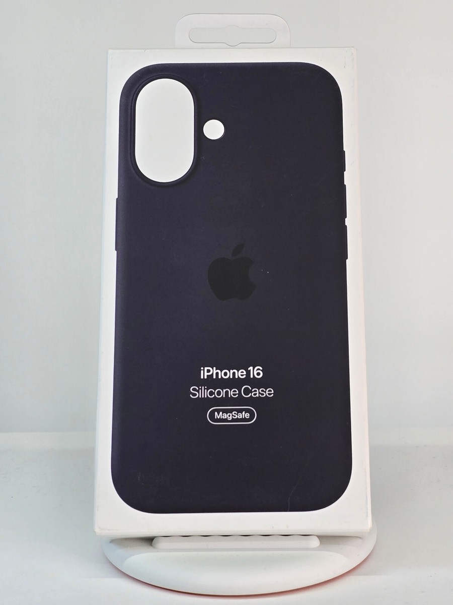 Genuine Apple iPhone 16 Silicone Case w/MagSafe Black Open-Box
