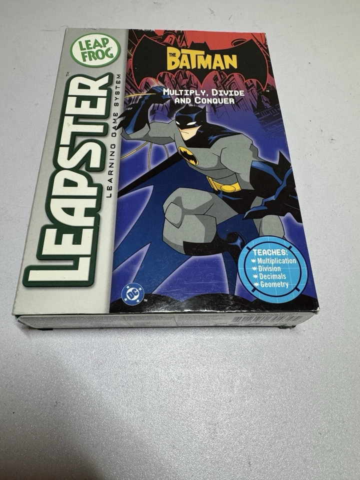Leapster Batman Multiply Divide and Conquer 3rd 4th grade Math - Image 3 of 4