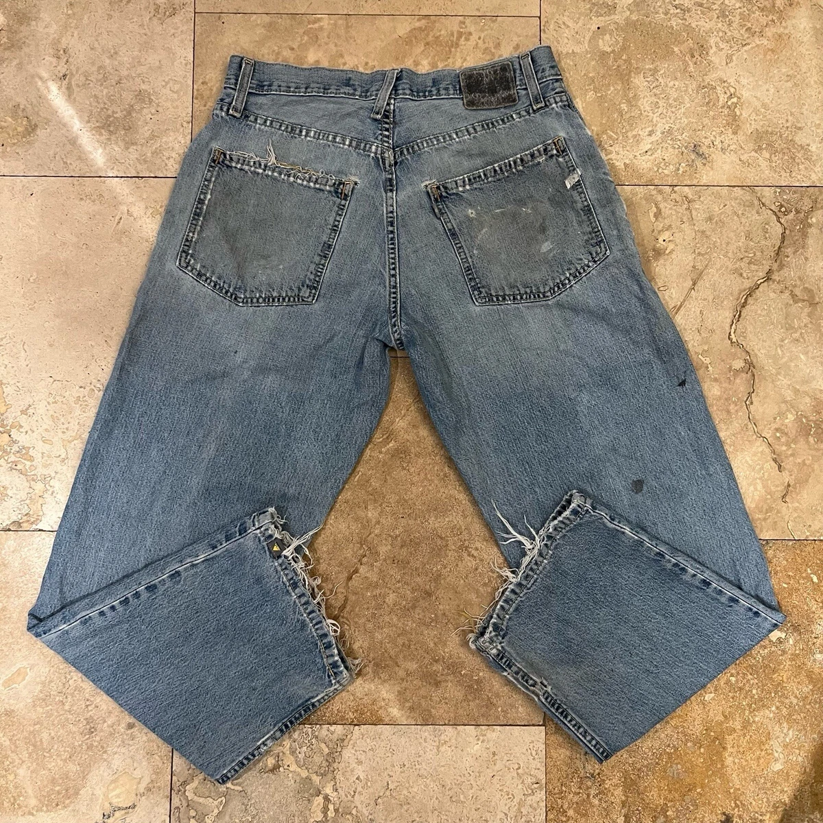 Levis Silvertab Men's Baggy Jeans Size 31x30 Light Blue Wash