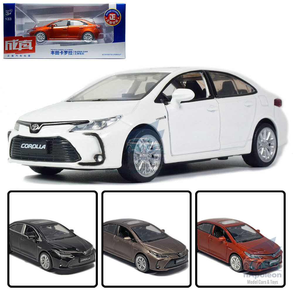 1:33 Toyota Corolla Hybrid Model Car Diecast Toy Vehicle