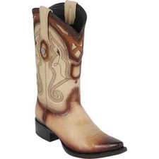 BOTA VAQUERA WILD WEST ORYX GENUINA LISA AVESTRUZ PUNTA CORTA WESTERN D 2949715