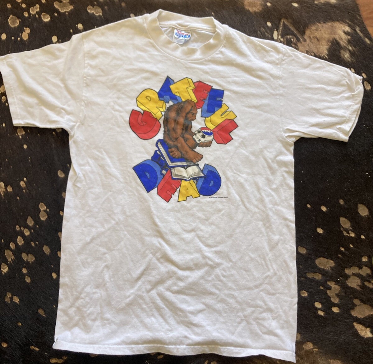 1985 Grateful Dead Shirt M/L GDP DARWIN MONKEY SKULL HTF