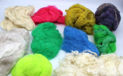 Natural Wool Roving Top For Needle Felting Hand Spinning DIY Crafts -- CHOICE - Picture 4 of 462