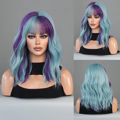 Long Straight Ash Blonde Wig for Women Daily Use Hair Wig With Bang High Density - Picture 21 of 41