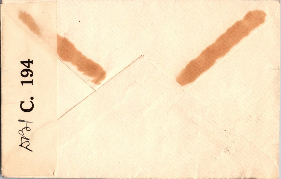 1943 Canada Tashme Censored Mail Cover To Red Cross Committee Geneva Switzerland Foto 2 de 2