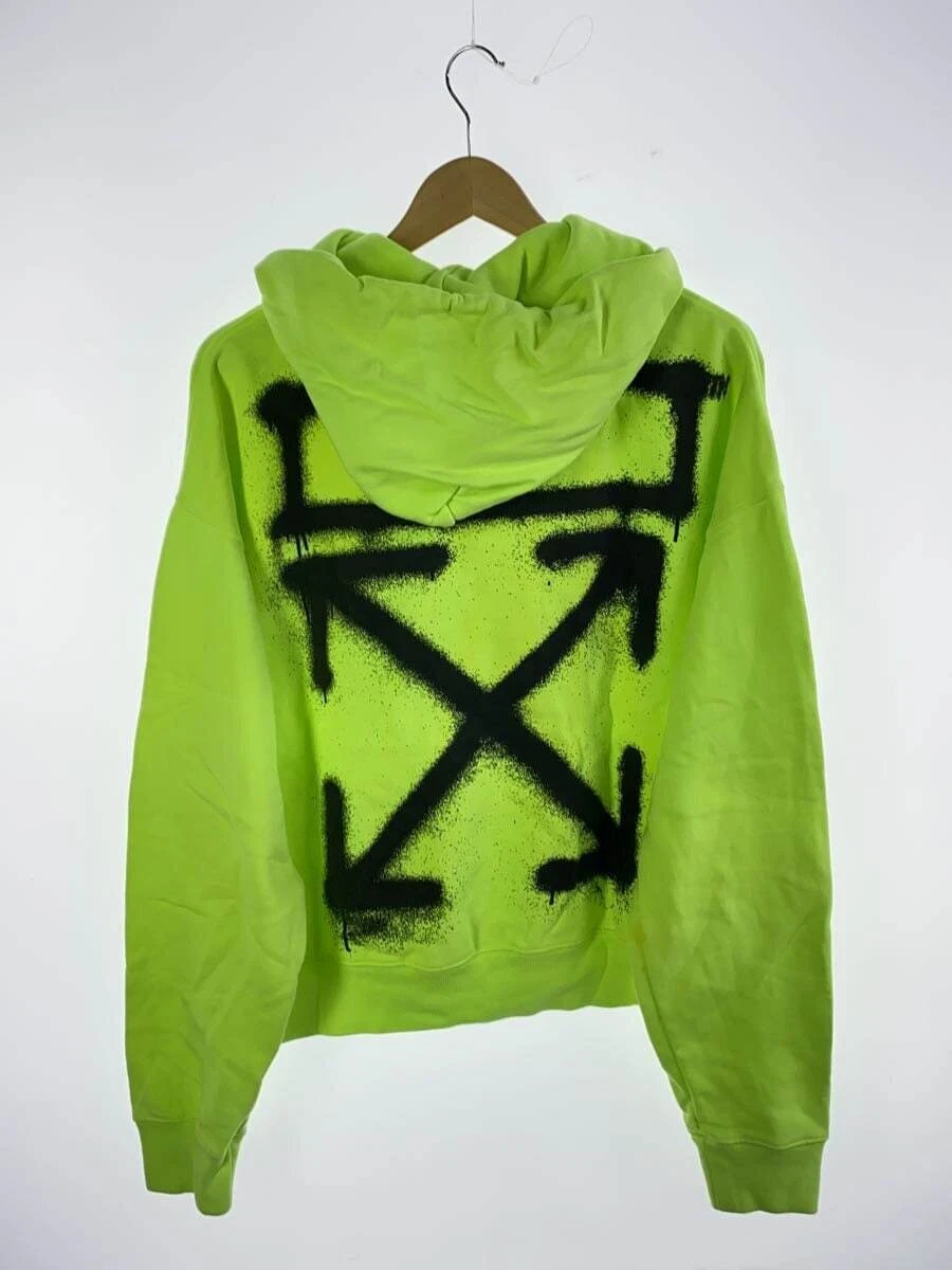 OFF WHITE Felpa con cappuccio OFFWHITE verde M usata