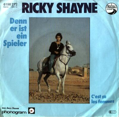 Ricky Shayne - Denn Er Ist Ein Spieler 7in 1979 (VG+/VG+) '