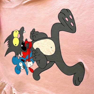 The Simpsons The Itchy Scratchy Show Cotton All Sizes T-Shirt BT1084