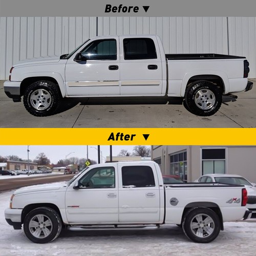 2X Front RH LH Handle Door Covers Chrome With PSKH For 02-06 Chevy Avalanche - Imagen 6 de 11