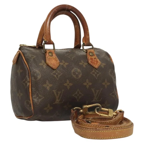 LOUIS VUITTON Monogram Mini Speedy Bandouliere Japon 88 Bag M99014 Auth 120101