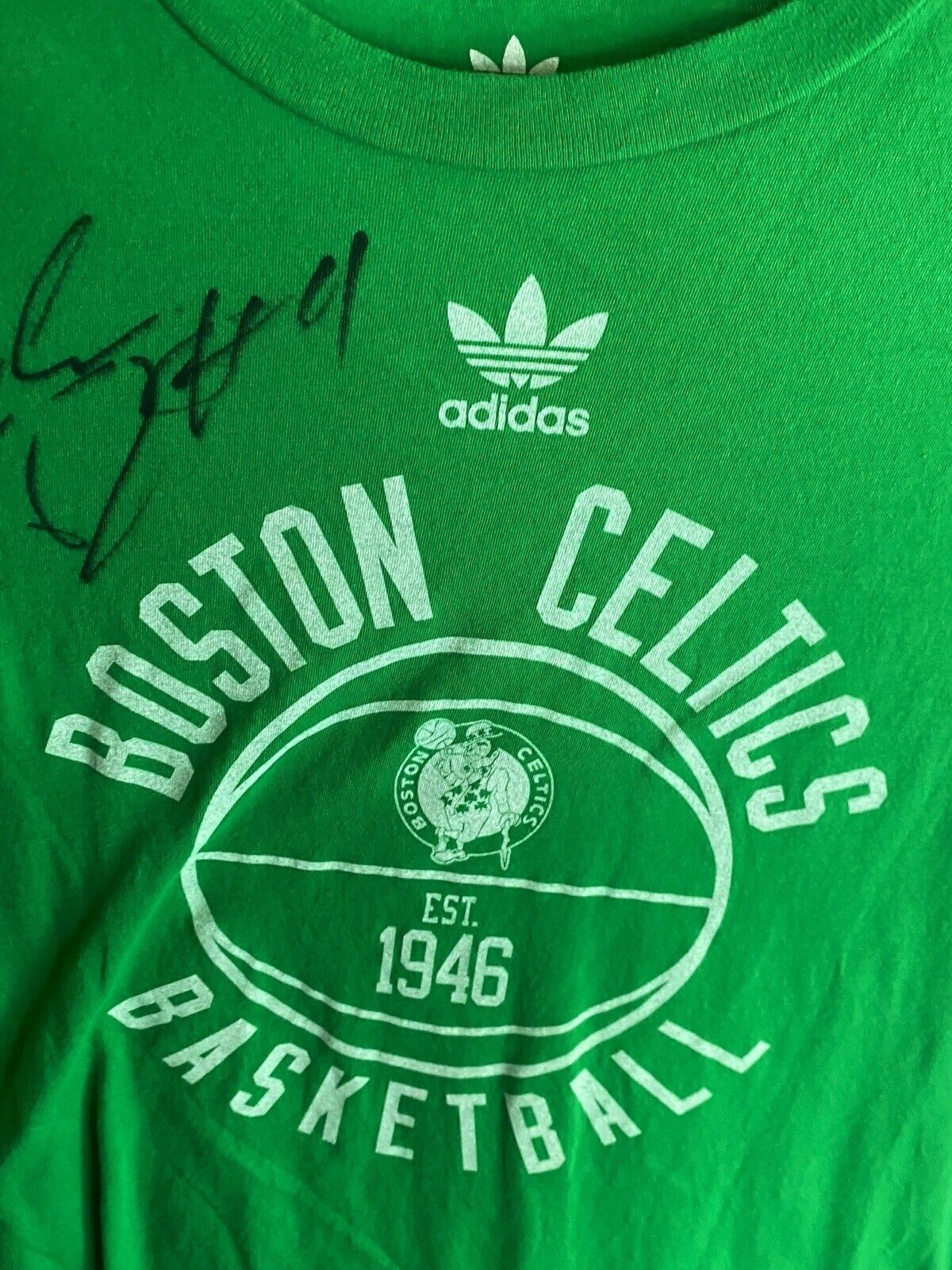 Adidas Boston Celtics basketball Autograph TEE T … - image 6