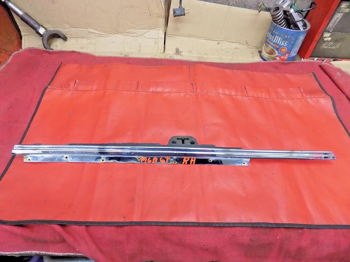 MGB GT Right Exterior Chrome Upper Door Trim eBay