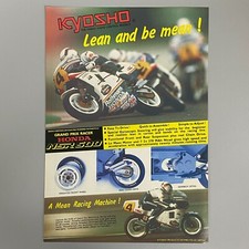 KYOSHO HONDA NSR 500 RADIO CONTROLLED MOTORCYCLE RC 1987 VINTAGE RETRO ADVERT